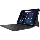 Lenovo - IdeaPad Duet Chromebook - 10.1” (1920x1200) Touch 2-in-1 Tablet - MediaTek P60T - 4G RAM - 128G eMCP4x - with Keyboard - Ice Blue + Iron Gray