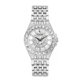 Bulova Phantom Womens Crystal Accent Silver Tone Stainless Steel Bracelet Watch 96l278, One Size