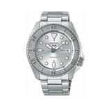 Seiko Sport Silver Tone Dial Stainless Steel Bracelet Watch