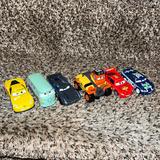 Disney Toys | Lot Of 6 Cars Movie Toy Cars Disney Die-Cast Lightning | Color: Blue/Red | Size: Osb