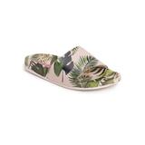 Women's Pool Party Slides Essentials by MUK LUKS®, Green Jungle S