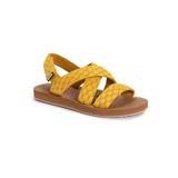 Women's Sand Games Sandals LUKEES by MUK LUKS®, YELLOW 10 M Medium
