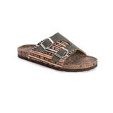Women's Valerie Terra Turf Sandals By MUK LUKS®, Green 8 M Medium
