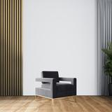 Armchair - Hypefurniture Modern Velvet Accent Chair, Elegant Armchair w/ Stainless Steel Base Velvet in Gray | Wayfair Hypefurniture12913