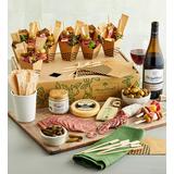 Charcuterie And Cheese Cone-Making Kit With Wine, Assorted Foods by Harry & David