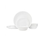 Corelle Livingware White Frost 18pc Round Dinnerware Set NO SIZE