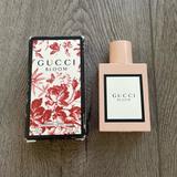 Gucci Makeup | Gucci Bloom Eau De Parfum Floral Fragrance For Her 1.6 Fl Oz Pink With Box | Color: Pink | Size: 1.6 Fl Oz