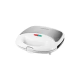 Brentwood Nonstick Compact Dual Sandwich Maker (White), White