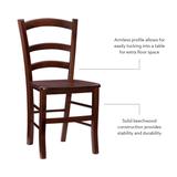 Carmelo Side Chair Walnut ( Set of 2 ) - Linon CH244WAL02ASU
