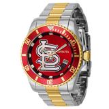 Invicta MLB St. Louis Cardinals Automatic Men's Watch - 42mm Steel Gold (42997)