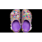 Crocs Neon Purple / Multi Classic Lisa Frank Clog Shoes