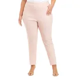 Kim Rogers® Women's Plus Size Solid Fashion Pants, Pink, 20W
