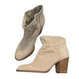 Jessica Simpson Shoes | Jessica Simpson Yvette Suede Boots | Color: Gray/Tan | Size: 6.5