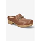 Extra Wide Width Women's Ventura Flats by Bella Vita in Camel Burnished Leather (Size 7 WW)