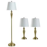 Stylecraft Antique Brass Set 61 Inch Table Lamp - KHL82798DS