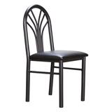 Linon Home Dining Chairs Black - Black Thayer Side Chair - Set of Two