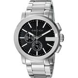 Gucci Ya101204 Men's G-chrono Silver Tone Stainless Steel 101.2 Series
