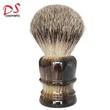 Dscosmetic super badger hair shaving brush and resin handle