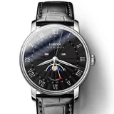 Switzerland Luxury Brand Men's Watch LOBINNI Sapphire Waterproof Moon Phase Japan MIYOTA Quartz Multi-function Clocks L3603M-5