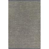 Black/Brown Area Rug - Ebern Designs Demi Area Rug Jute & Sisal in Black/Brown, Size 72.0 W x 0.01 D in | Wayfair ECC651A1718E44F79E443F7661BAEF0A