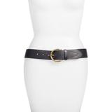 Frye Campus Leather Belt in Black at Nordstrom, Size Medium