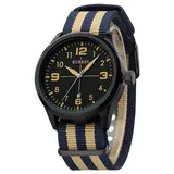 Branded Luxury CURREN 8195 Nylon Strap Male Watches Date Displaying Fashion Watches For Men And Women watch men 2016