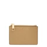 The Marc Jacobs The Simple Top Zip Leather Wallet in Tan at Nordstrom