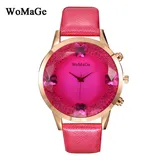 Womage women butterfly watch female clock Nylon strap watches relogio masculino fashion leisure wristwatch