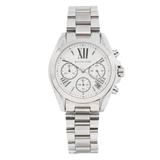 Michael Kors Bradshaw Steel Chronograph Silver Dial Quartz Ladies