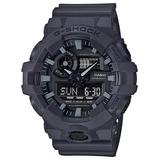 Casio G-shock Black Dial Grey Resin Strap Men's Watch Ga700uc-8a