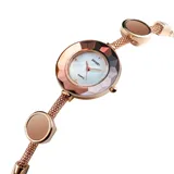 New arrival SKMEI 1406 Women dress style wrist watches stainless steel case back ladies fashion quartz watch