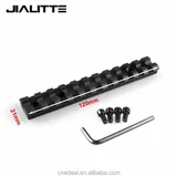 Jialitte 120mm Tactical Picatinny Weaver Rail 20mm 11 Slots Laser Sight Scope Mount Wrench Military Hunting DIY Scope Mount J087