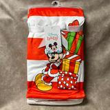 Disney Other | Adorable Disney Baby Mickey Mouse Christmas Sherpa Lined Baby Blanket. 30 X 40 | Color: Red/White | Size: Osbb