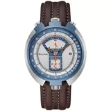 Bulova Parking Meter Limited Edition Men's Brown Leather Strap Watch, 43Mm
