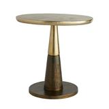 Arteriors Home Rochester Side Table Burnished Gold Aluminum 24"W (4589 3FP8K)