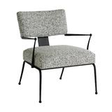 Arteriors Home Wallace Chair Pitch Texture Fabric Square 31"H (6933 3JKZT)