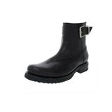 Frye Womens Veronica Leather Distressed Motorcycle Boots Black 7 Medium (B M)