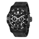 Invicta Men's Watches - Black Quartz Chronograph Watch