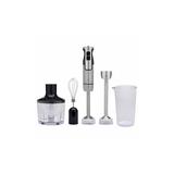 ChefWave 500-Watt 9-Speed Immersion Hand Blender with Various Attachments Silver