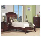 Modus Furniture Brighton Standard Bed in Gray/White, Size 58.0 H x 57.0 W x 87.0 D in | Wayfair BR15S4