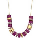 Kate Spade Jewelry | Kate Spade African Violet Flats Necklace | Color: Gold/Purple | Size: Os