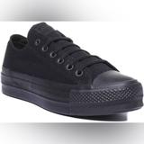 Converse Shoes | Converse All Star Low Platform Trainer (Black) | Color: Black | Size: 6