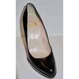 100 Auth Women Louboutin So Kate 120 Black Patent Pumps/heels Us 8