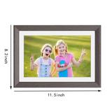 Balight Picture Frame Wood in Brown/Gray, Size 8.2 H x 11.5 W x 1.3 D in | Wayfair WMKBED0102H950WG-193