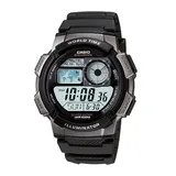 Casio Illuminator Mens Black/Gray Bezel Digital Sport Watch AE1000W-1BV, One Size , Black