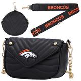 Women's Cuce Denver Broncos Vegan Leather Strap Bag