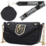 Women's Cuce Vegas Golden Knights Vegan Leather Strap Bag