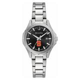 Women's Bulova Black Syracuse Orange Stainless Steel Sport Classic Watch