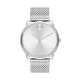 Movado Men's Bold Thin Silver Tone Watch