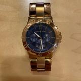 Michael Kors Jewelry | Michael Kors Bel Aire Chronograph Watch Mk5410 | Color: Blue/Gold | Size: Os